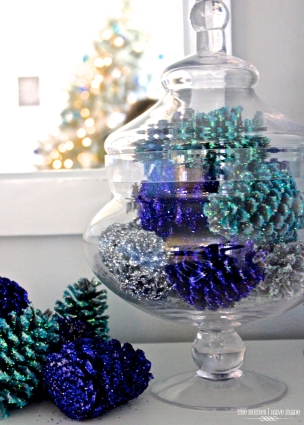 A fresh spin on pine cones! Check out the Full Tutorial at The Homes I Have Made Blog!